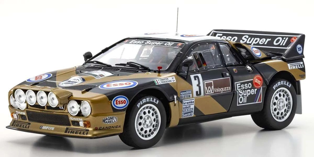 Kyosho KS08306H 1/18 Scale Lancia Rally 037 1985 Targa Florio #3