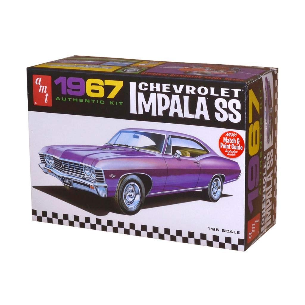AMT 981 1/25 1967 Chevy Impala SS, Stock Model Kit