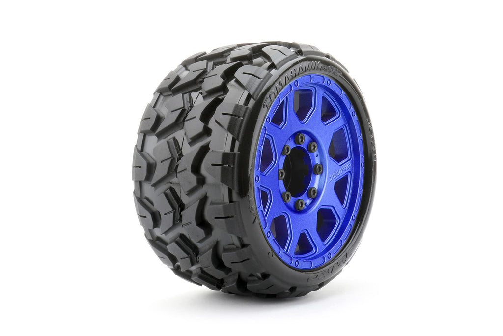 Jetko Tires 1601CLMSGBB3 1/8 SGT 3.8 EX-Tomahawk, Mounted on Metal Blue Claw