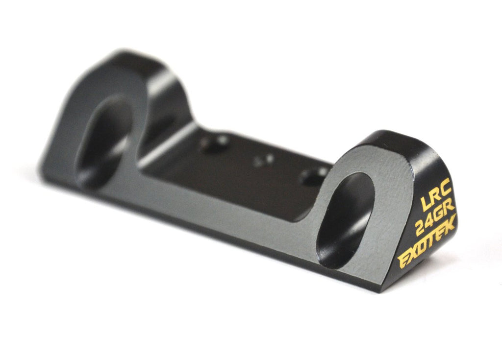 Exotek Racing 1651 22 3.0 Brass Rear/Front LRC Hanger, Black