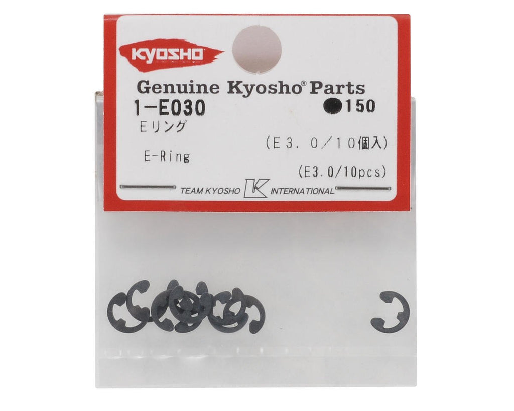 Kyosho 1-E030 E-Ring (E3.0mm) (10Pcs)