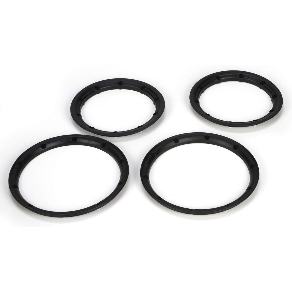 Losi LOSB7028 Beadlock Set, Inner & Outer Black (2): 5IVE-T