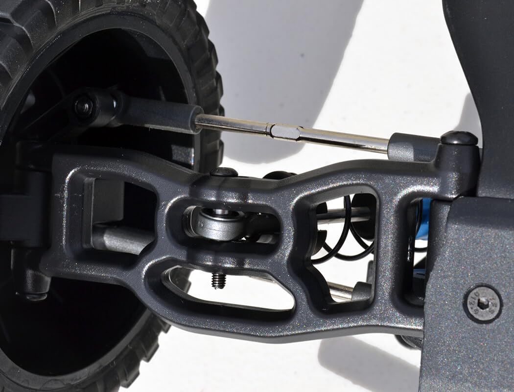 RPM 72132 Front A-Arms Black (2): Associated Pro2 SC10, Trophy Rat