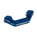 Associated 92477 RC10B7 FT Ballstud Mount, +2mm, blue aluminum