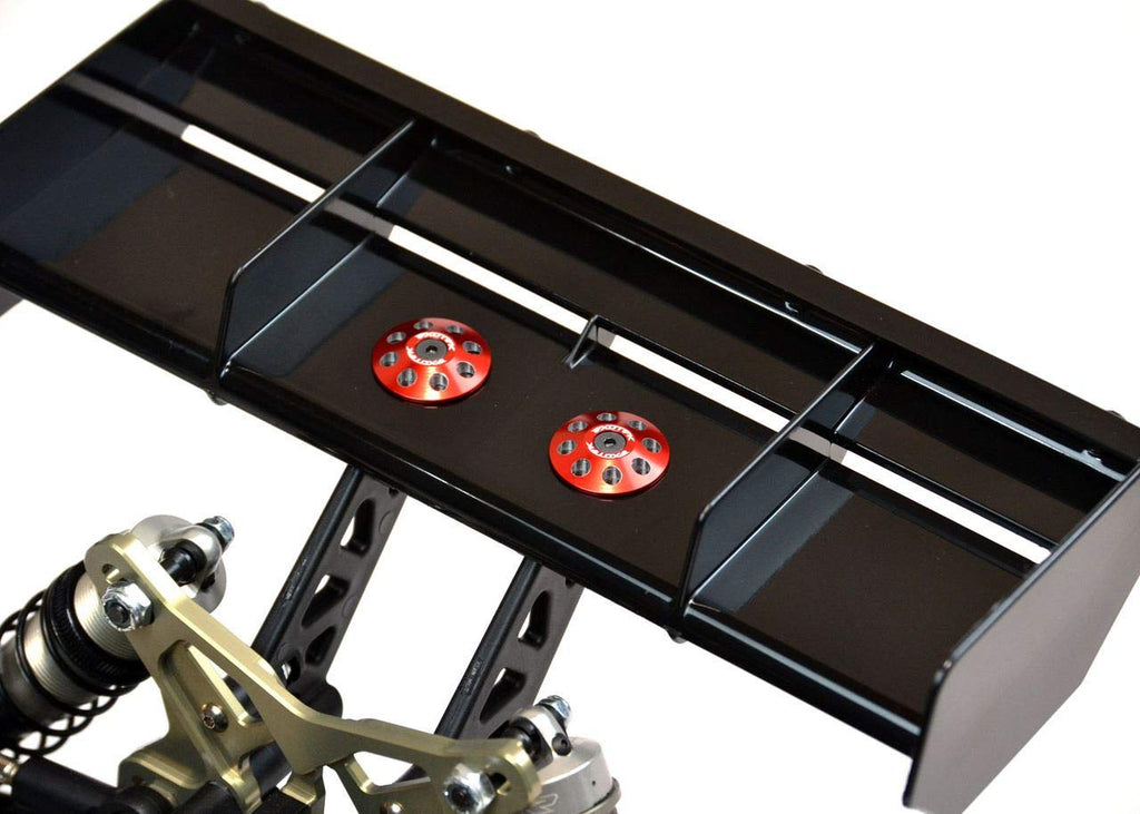 Exotek Racing 1665GUN 1/8 Gunmetal XL Wing Buttons 22mm (2)