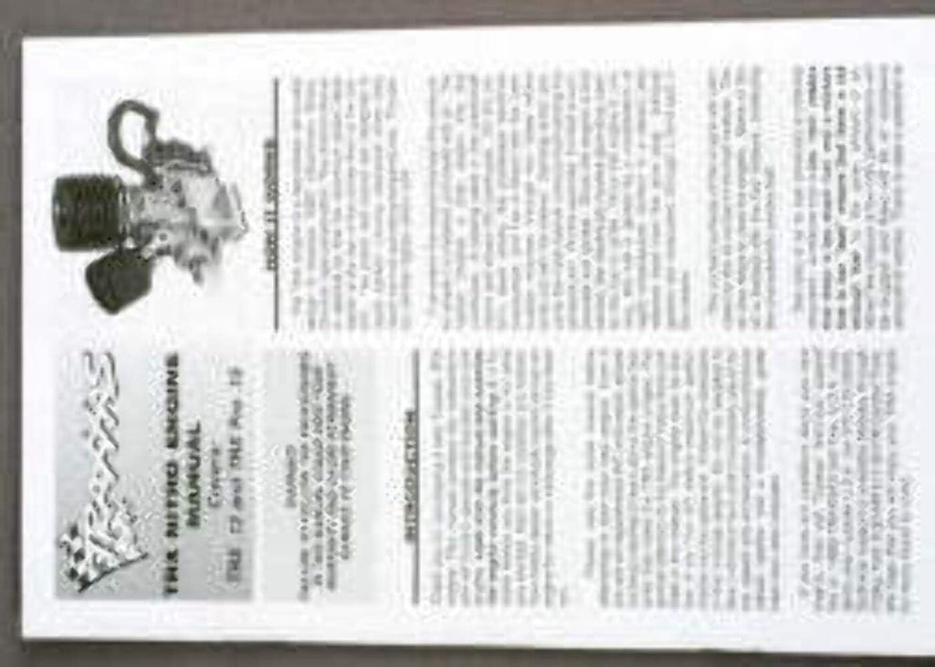 Traxxas 4099 Engine Manual