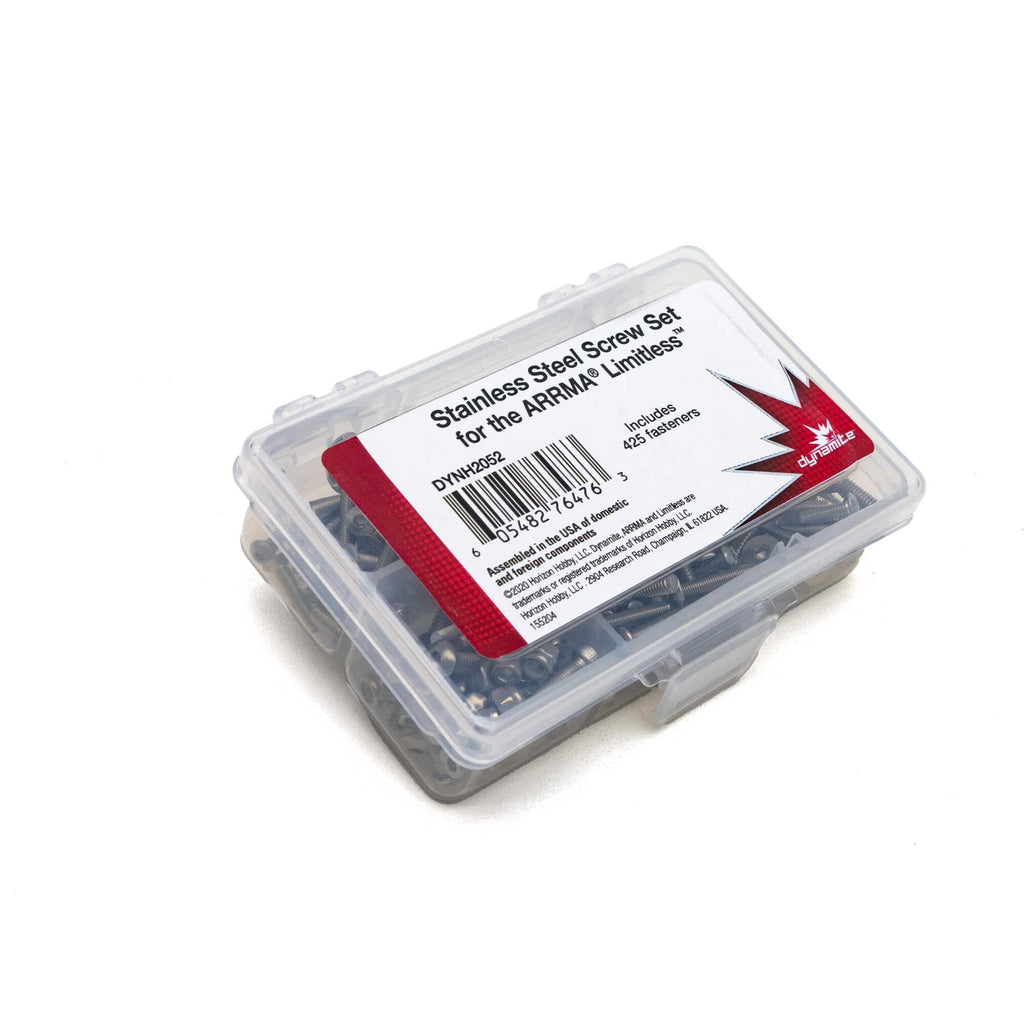 Dynamite DYNH2052 Stainless Steel Screw Set: Arrma Limitless