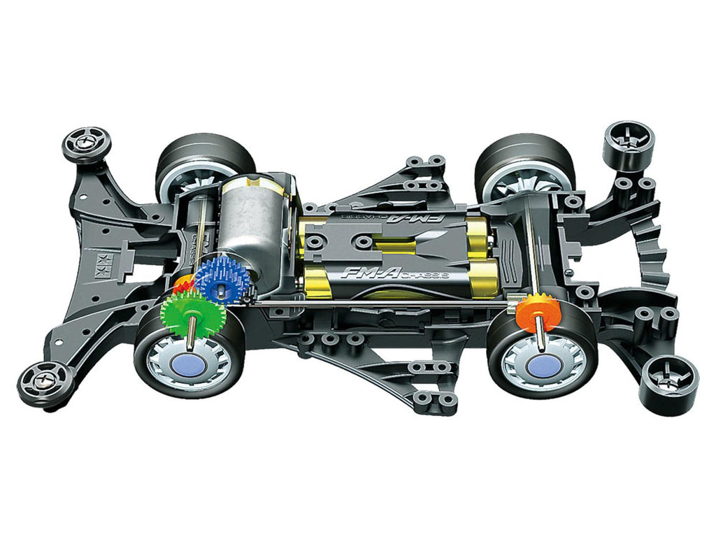 Tamiya 18720 1/32 JR Mini 4WD K4 Tasche, with FM-A Chassis