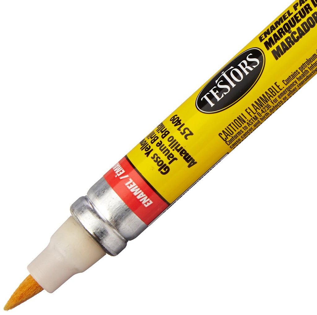 Testors 251409 Enamel Paint Marker (1), Yellow