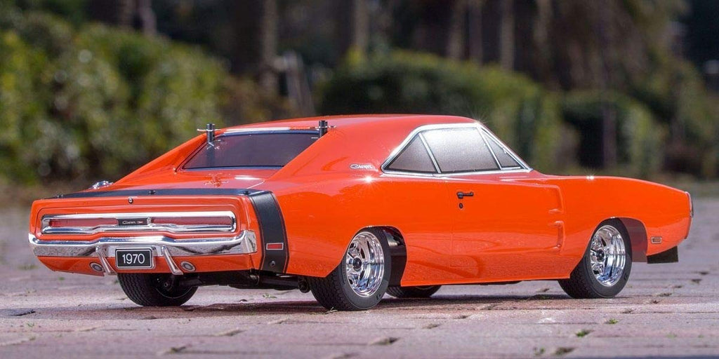 Kyosho 34417T1 1/10 EP 4WD Fazer Mk2 RTR 1970 Dodge Charger, Hemi Orange