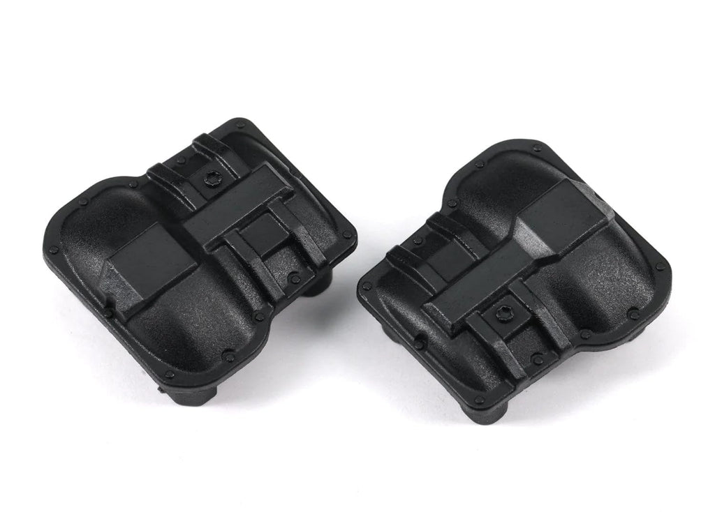 Traxxas 9738-BLKCR Axle Cover, Front or Rear (Black Chrome) (2)