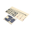 E-Flite EFLU3407 Decal Sheet: UMX J-3 BL