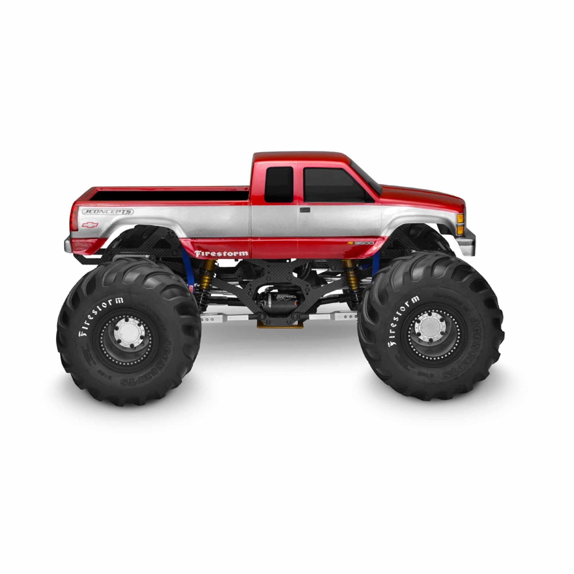 J Concepts JCO0339 1988 Chevy Silverado Ext Cab MT Clear Body: 13WB