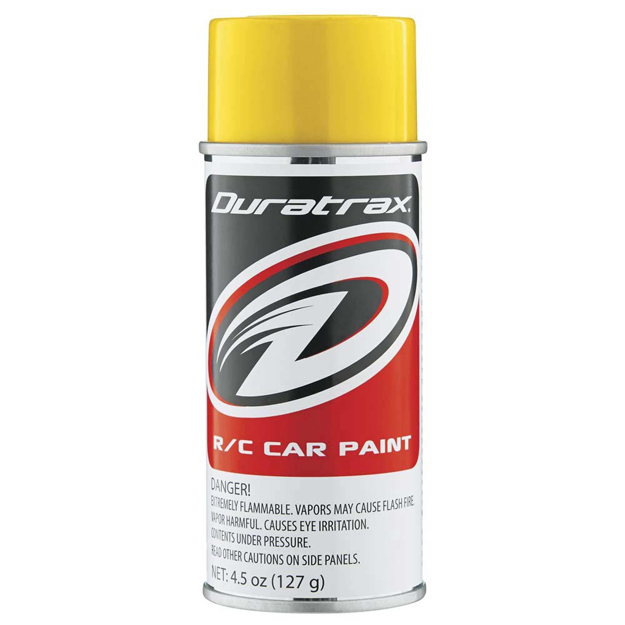 DuraTrax PC295 Polycarb RC Spray Paint, Candy Yellow 4.5oz