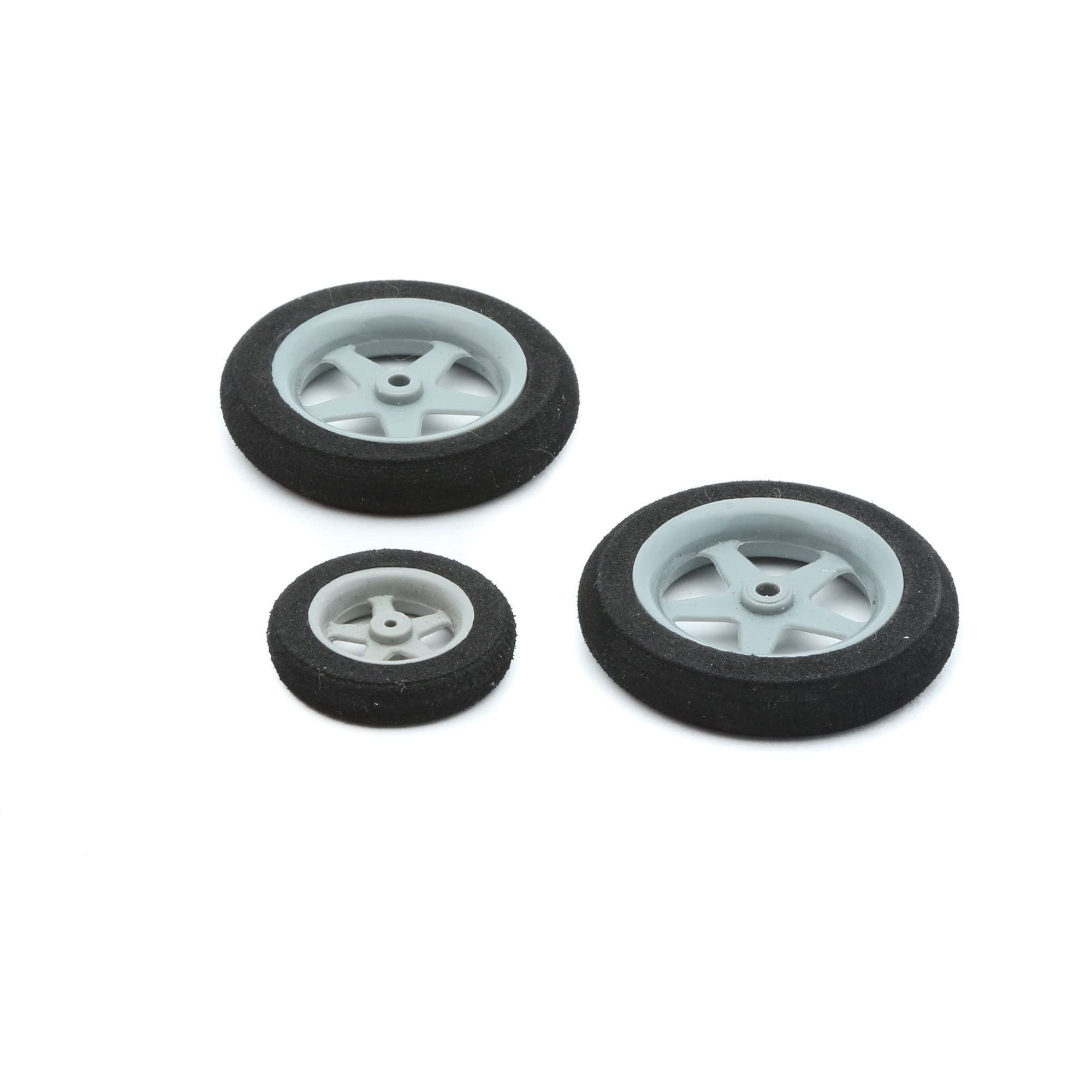 E-Flite EFL286510 Wheel Set, 45mm(2) 30mm(1): Slick 3D 480 ARF