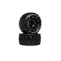 DuraTrax DTXC5518 Lockup MT Belted 2.8 Mounted F/R .5 Offst Blk (2)