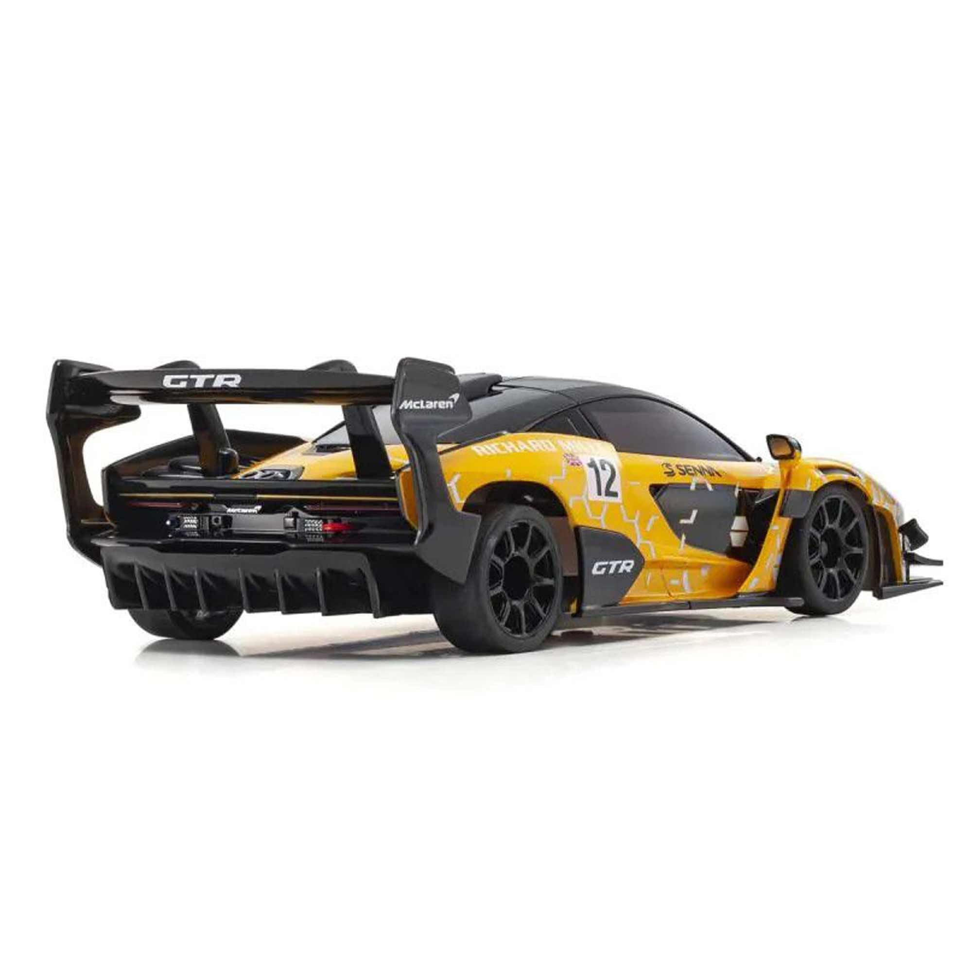Kyosho 32340OR Mini-Z MR-03 RWD McLaren Senna GTR ReadySet, Orange