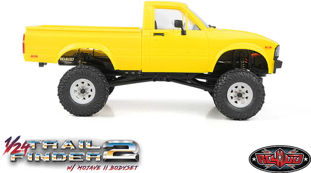 Rc4WD ZRTR0051 1/24 Trail Finder 2 RTR w/ Mojave II Hard Body, Yellow