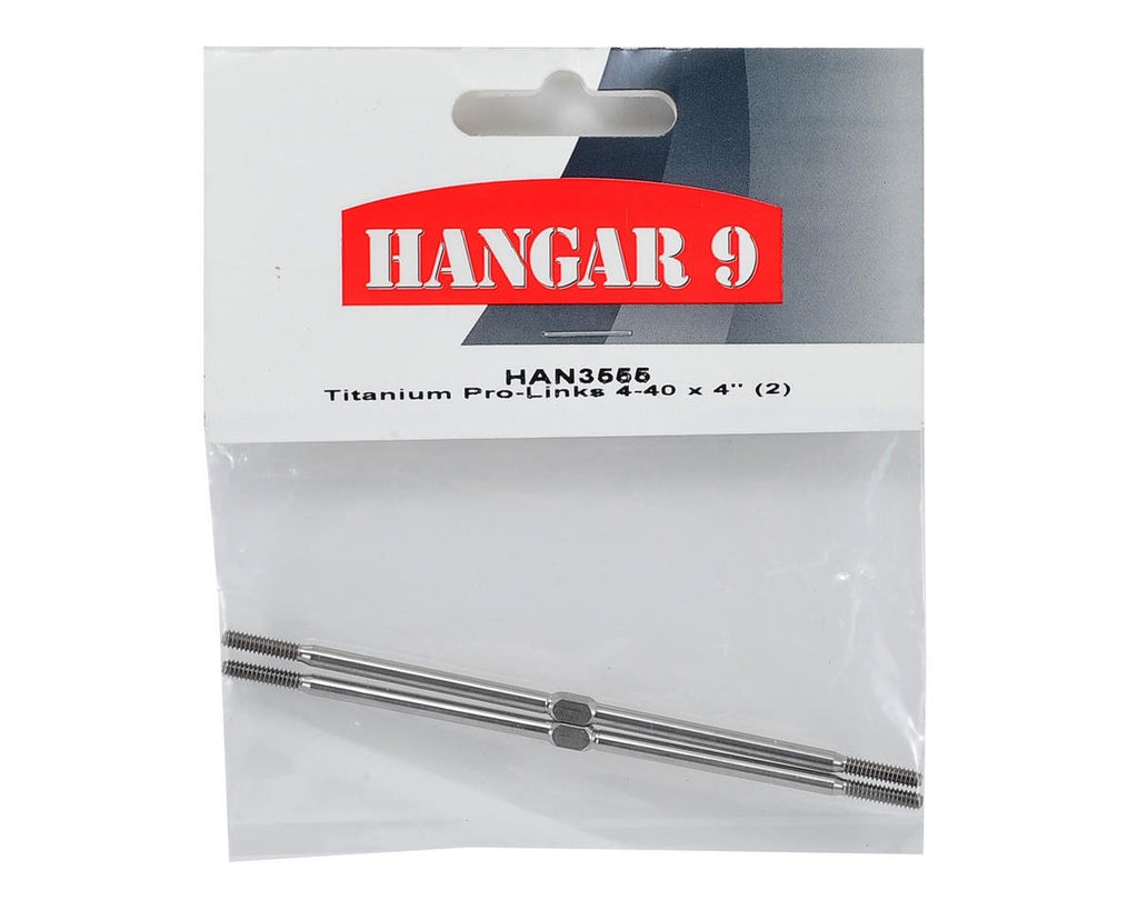 Hangar 9 3555 Titanium Pro-Links 4-40 x 4" (2)