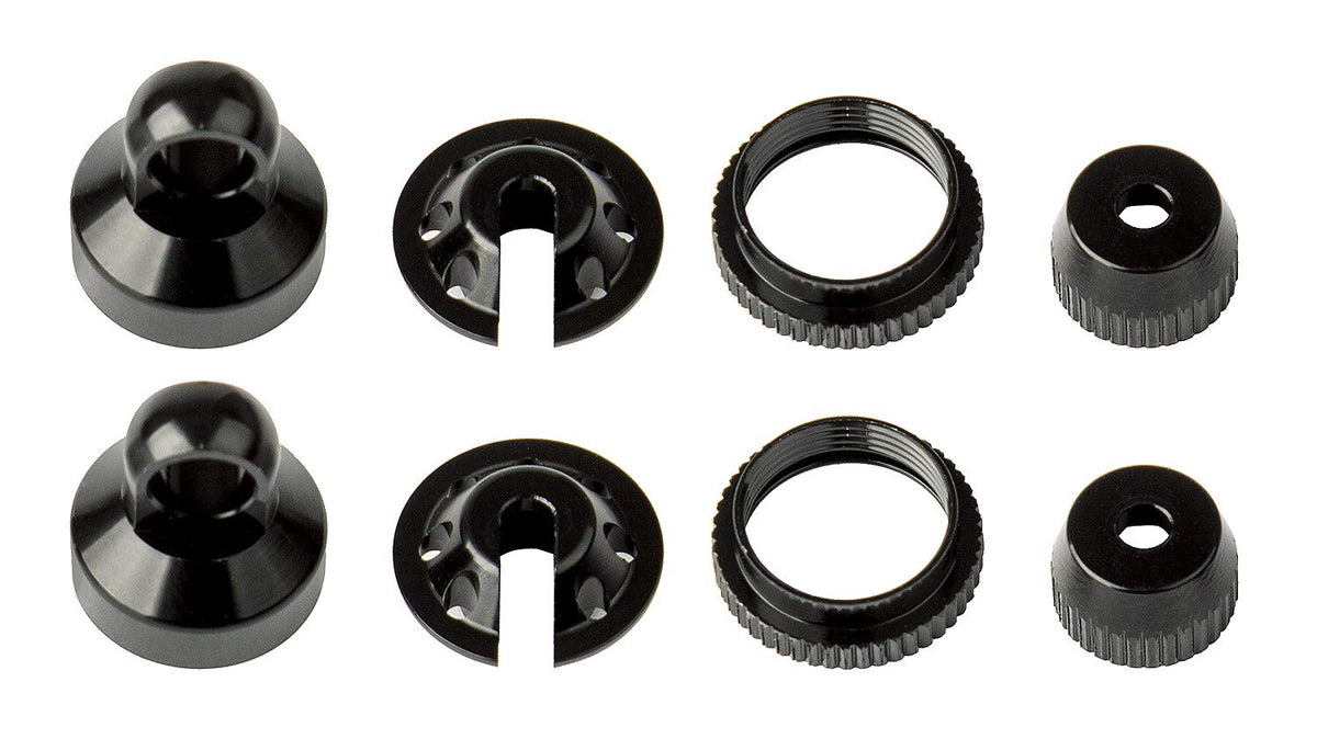 Team Associated 42079 Enduro Shock Parts, black aluminum