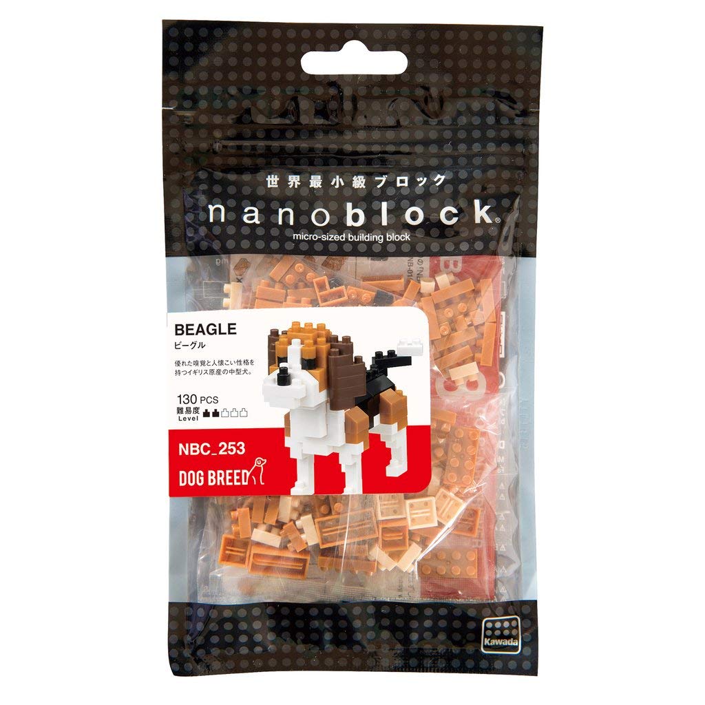 Nanoblock 20945 Beagle "Animals", Nanoblock Collection Series