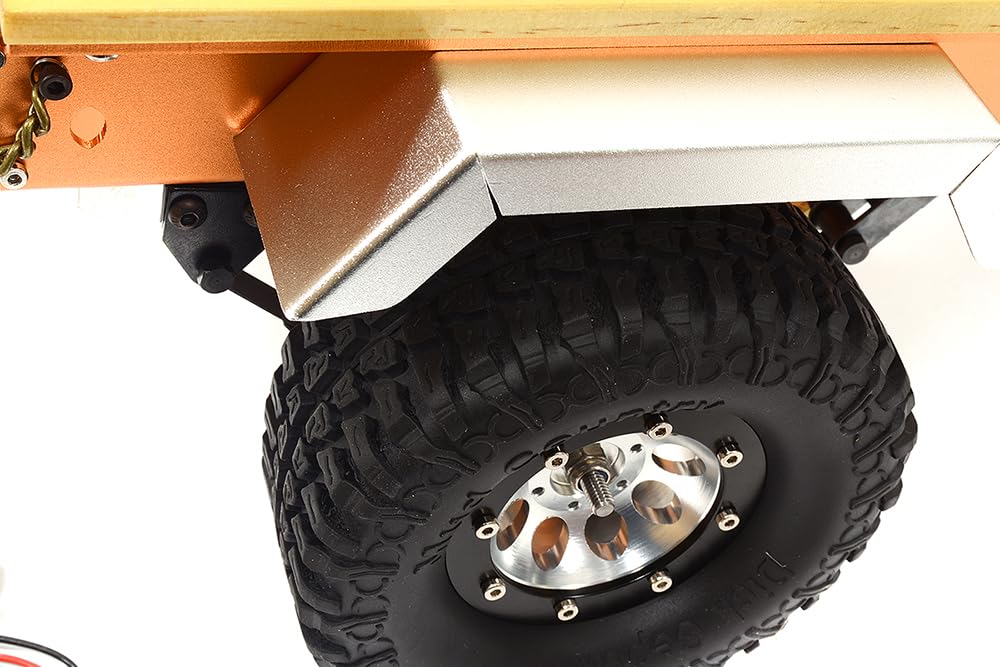 Integy C25800ORANGE Leaf Spring 1/10 Size Utility Box Trailer Orange