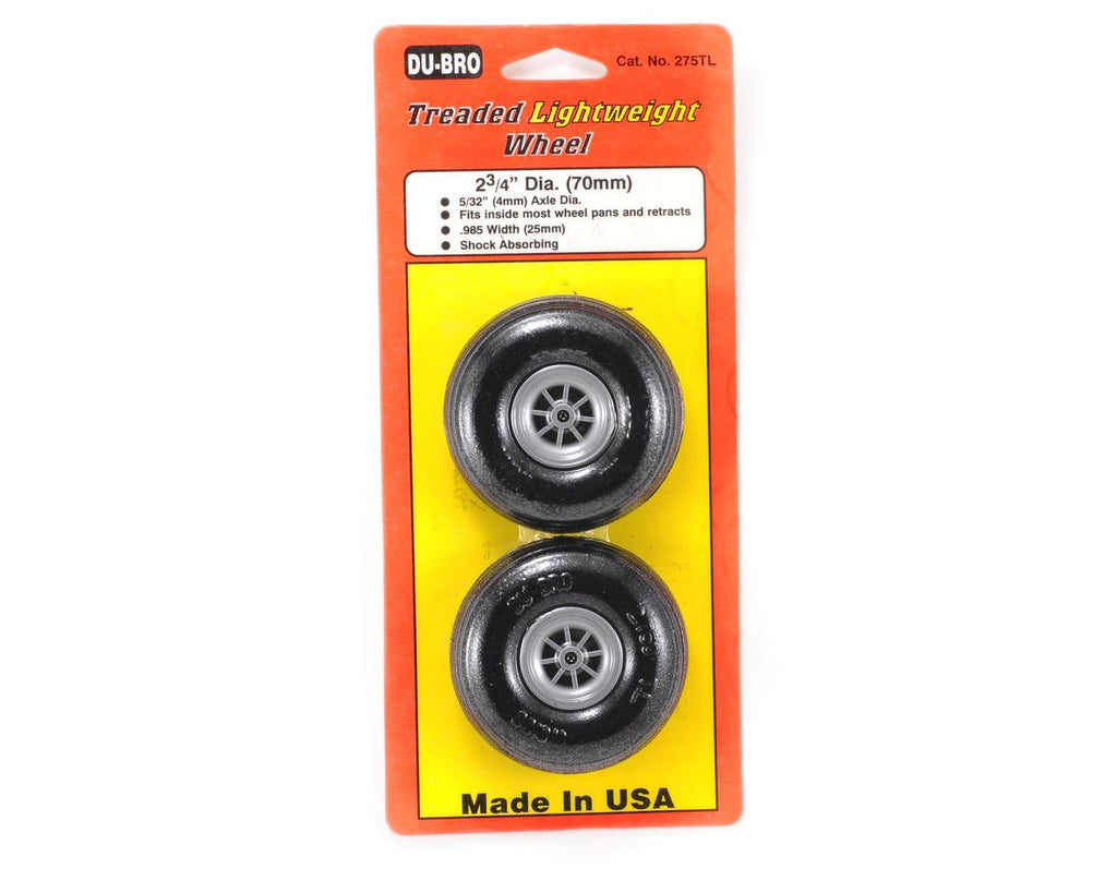 Du-Bro Diameter Treaded Lightweight Wheel