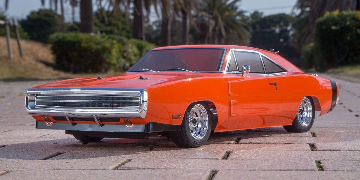 Kyosho 34417T1 1/10 EP 4WD Fazer Mk2 RTR 1970 Dodge Charger, Hemi Orange