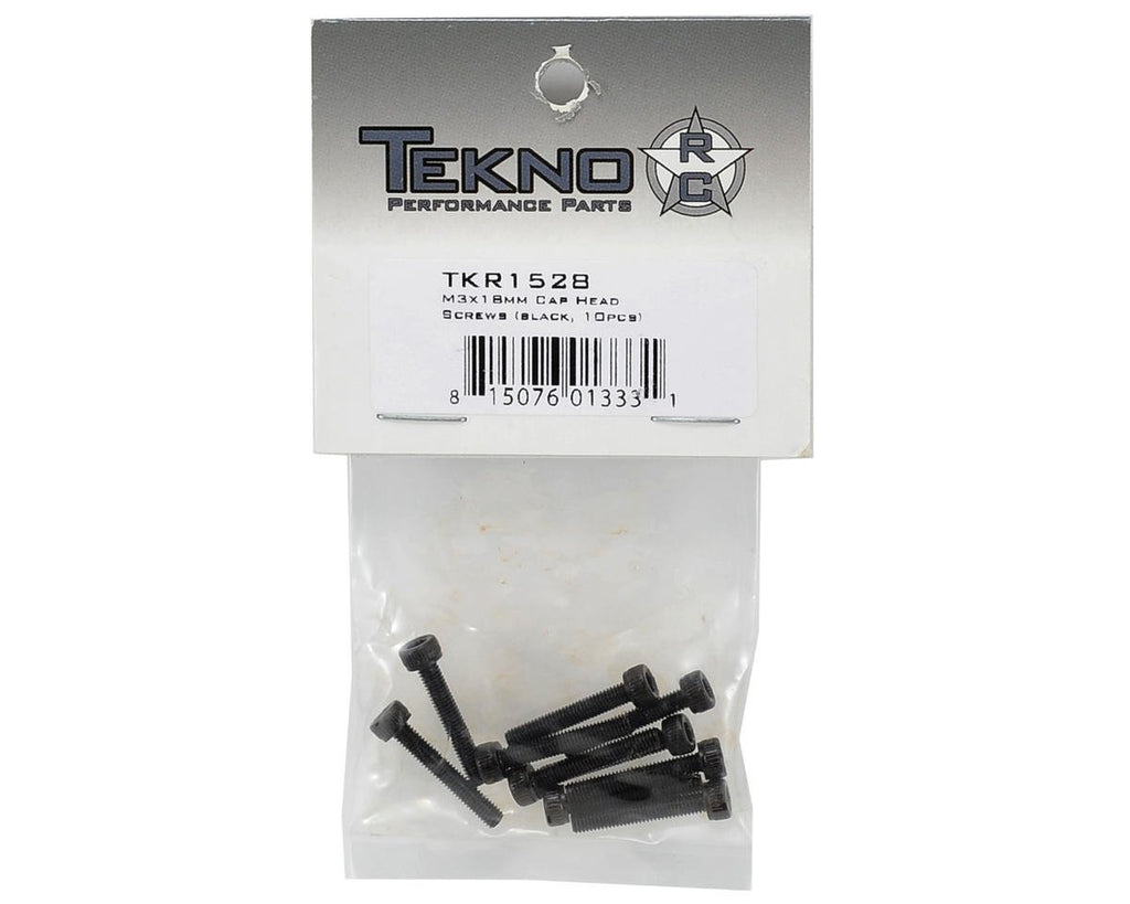 Tekno 1528 M3x18mm Cap Head Screws-10pcs