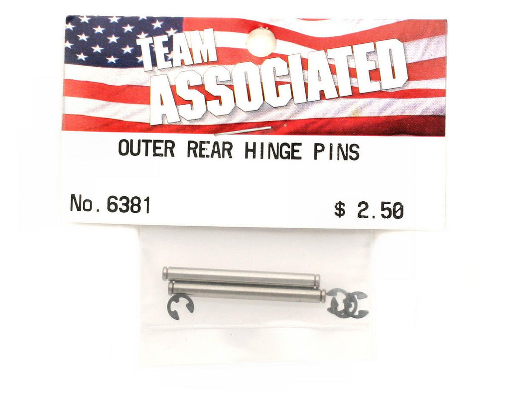 Team Associated 6381 Hinge Pin Rear Outer (2)