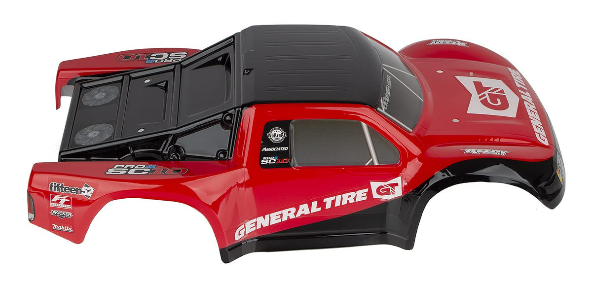 Team Associated 72103 Pro4 SC10 General Tire Contender Body, Printed