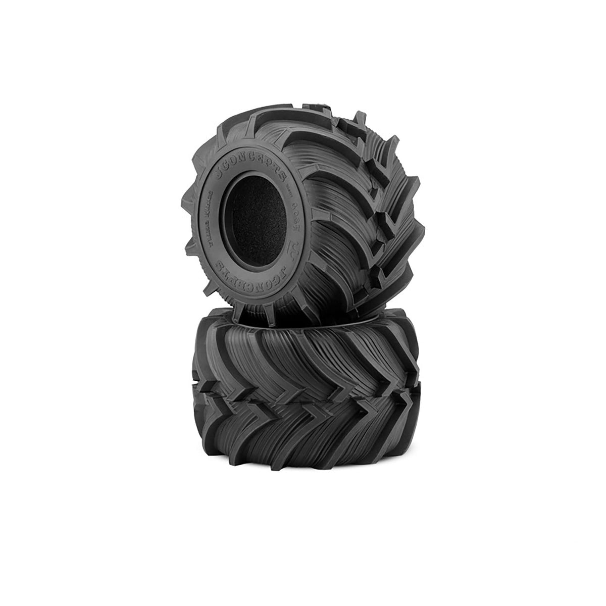 J-Concepts 308400 Fling Kings Tire, Yellow Compound  2.6 x 3 (2)