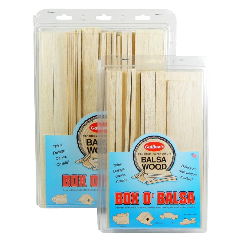 Guillow 14 Box-O-Balsa 1# Random Sizes