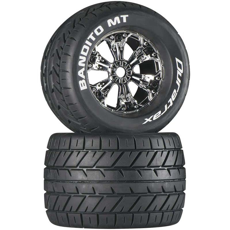 DuraTrax DTXC3575 Bandito MT 3.8 Mounted Chrome (2)