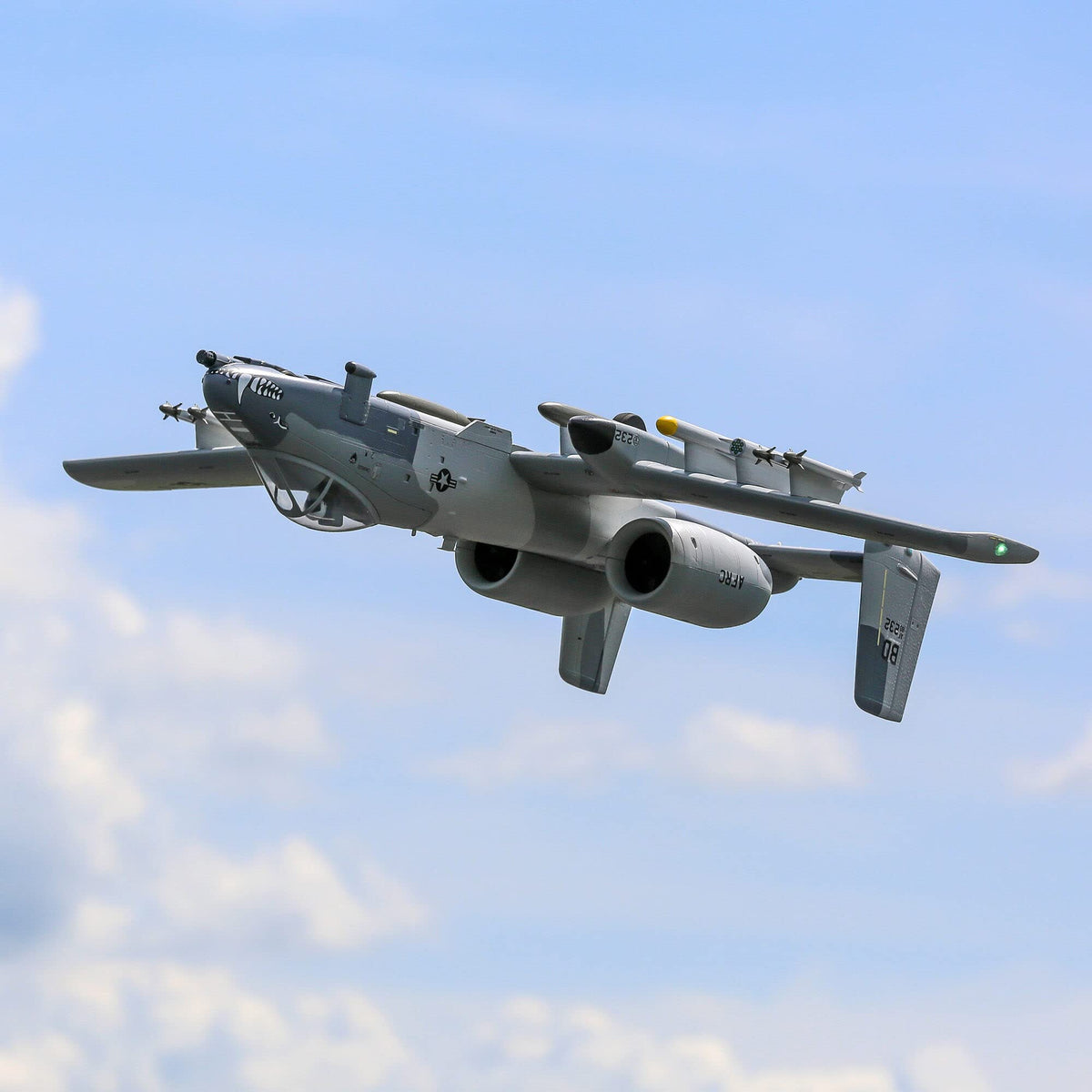 E-Flite EFL011500 A-10 Thunderbolt II Twin 64mm EDF BNF Basic Jet Airplane AS3X SAFE