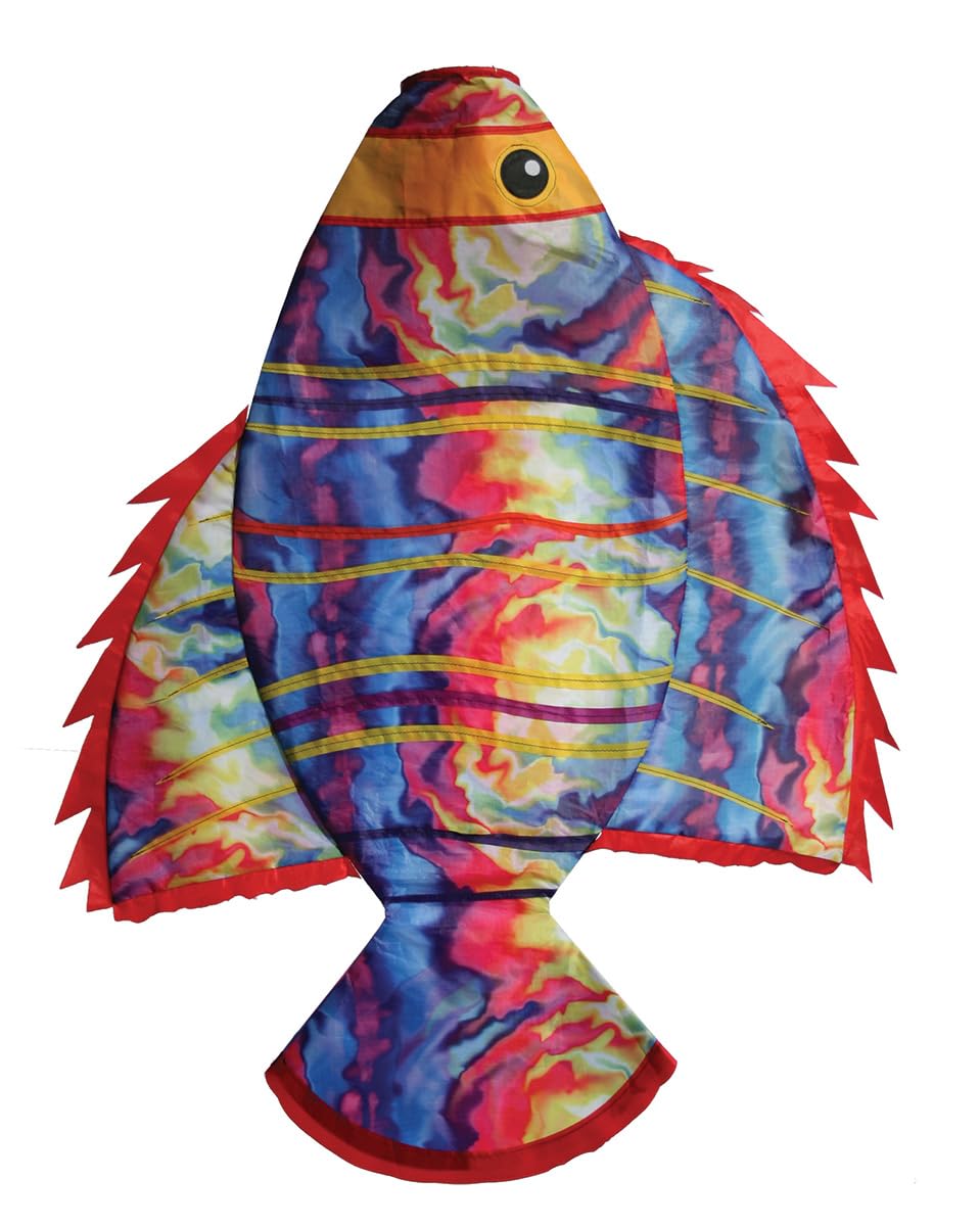 Skydog Kites 42709 36" Tie Dye Angel Fish Windsock