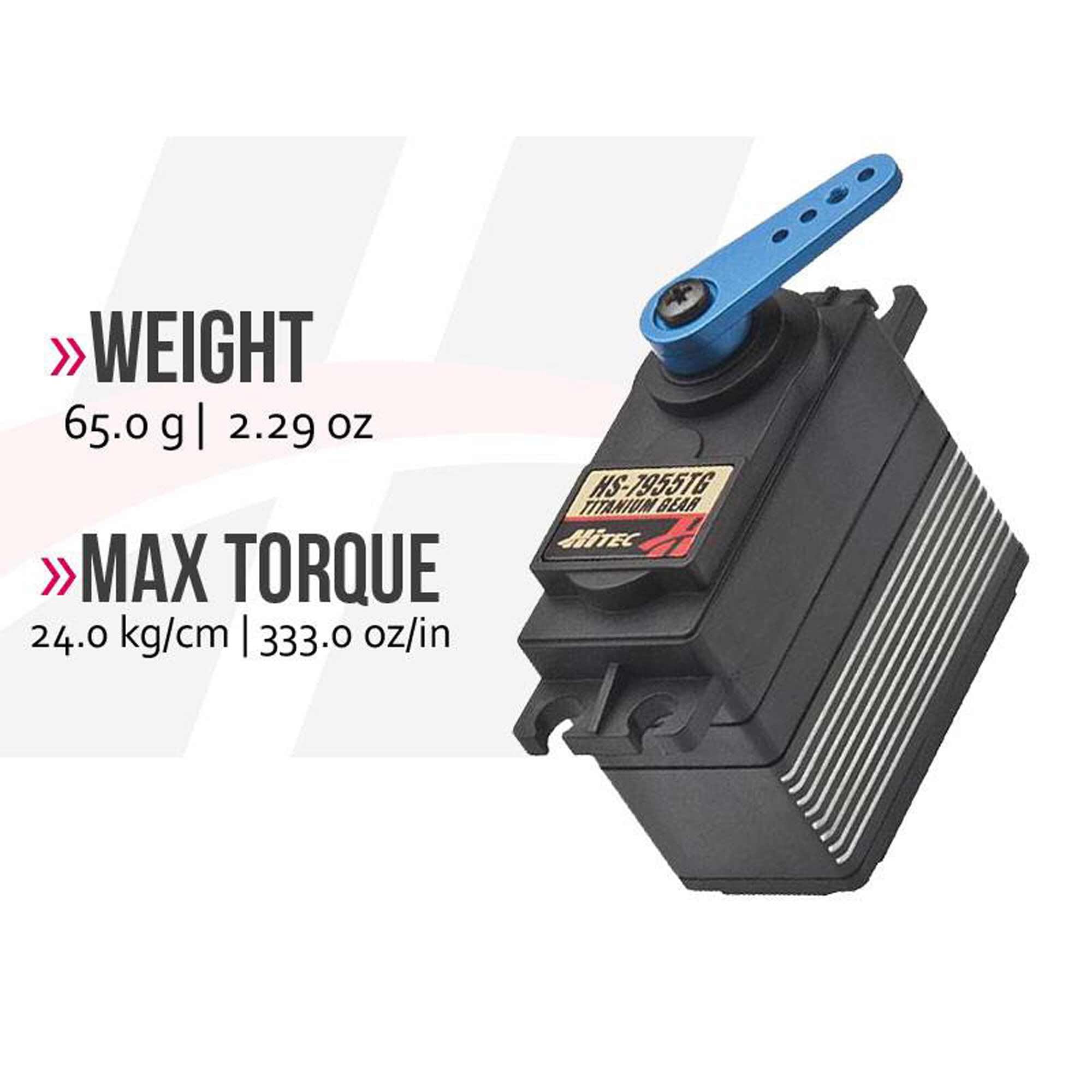 Hitec RCD 37955S High Torque Titanium Gear Coreless Servo HS-7955TG