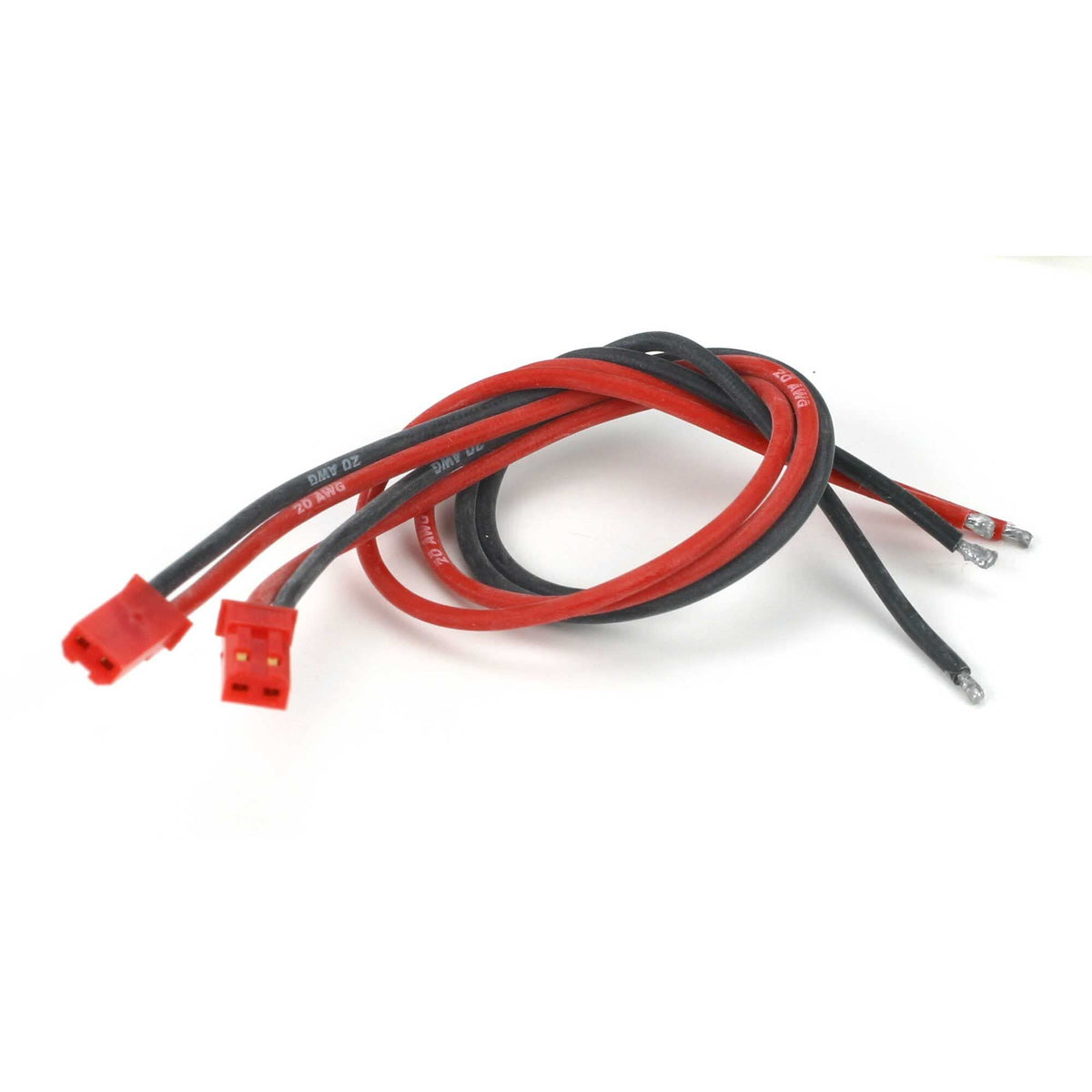 E-Flite EFLA242 JST Male Connectors(2) w/Leads 20-Gauge