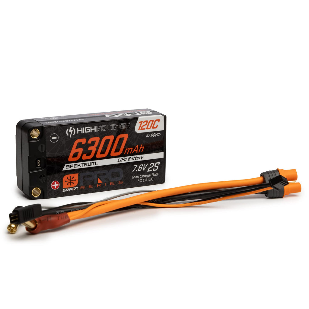 Spektrum SPMX632S120HT 6300mAh 2S 7.6V Smart Pro Race