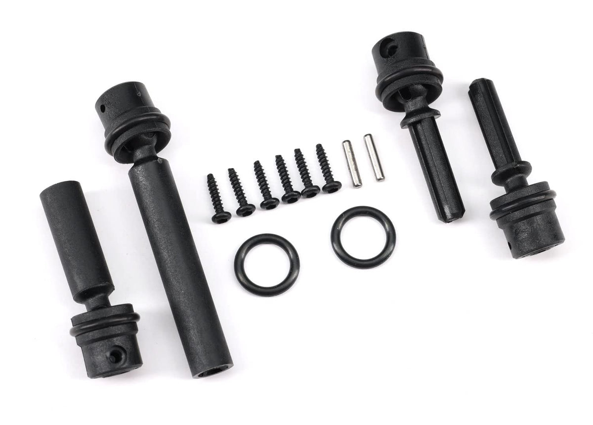 Traxxas 9755 Driveshafts, Center, Assembled (Front & Rear)