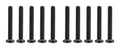 Team Associated 89243 Screws, M3x25mm FHCS