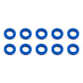 Team Associated 31382 Ballstud Washers, 5.5x1.0 mm, blue aluminum