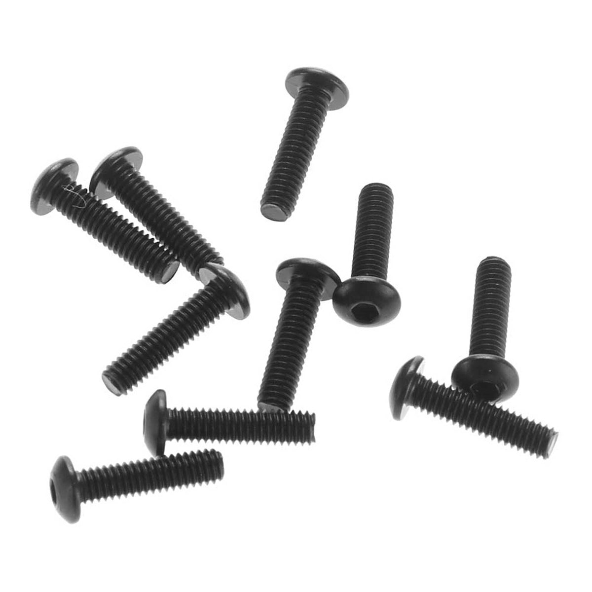 Axial AXIC1538 AX31538 Hex Socket Button Head Screws M2.6x10mm, Black(10)