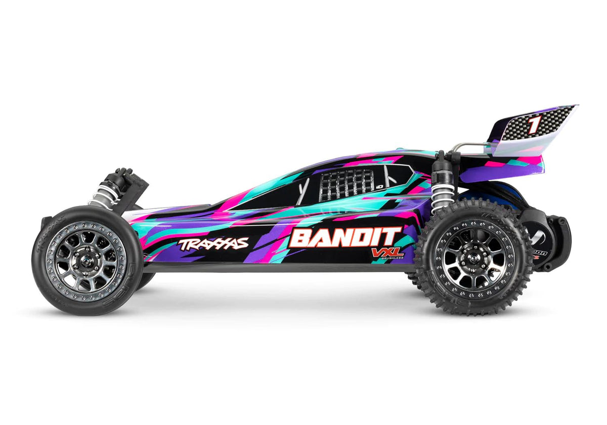 Traxxas 24076-4-PRPL Bandit VXL: 1/10 Scale Off-Road Buggy, VXL-3S Brushless