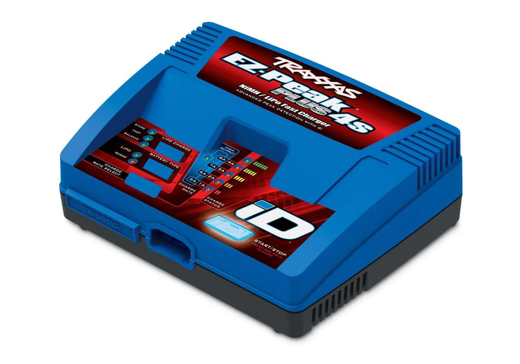 Traxxas 2981 Charger, EZ-Peak Plus 4s, 8 amp, NiMH/LiPo with iD Auto Battery ID