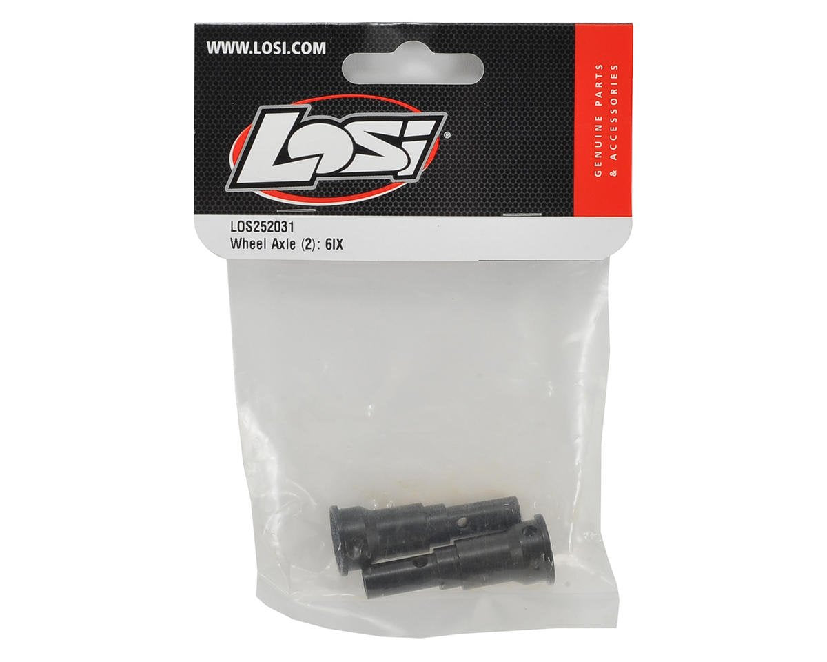 Losi LOS252031 Wheel Axles (2): 1/6 6IX Six