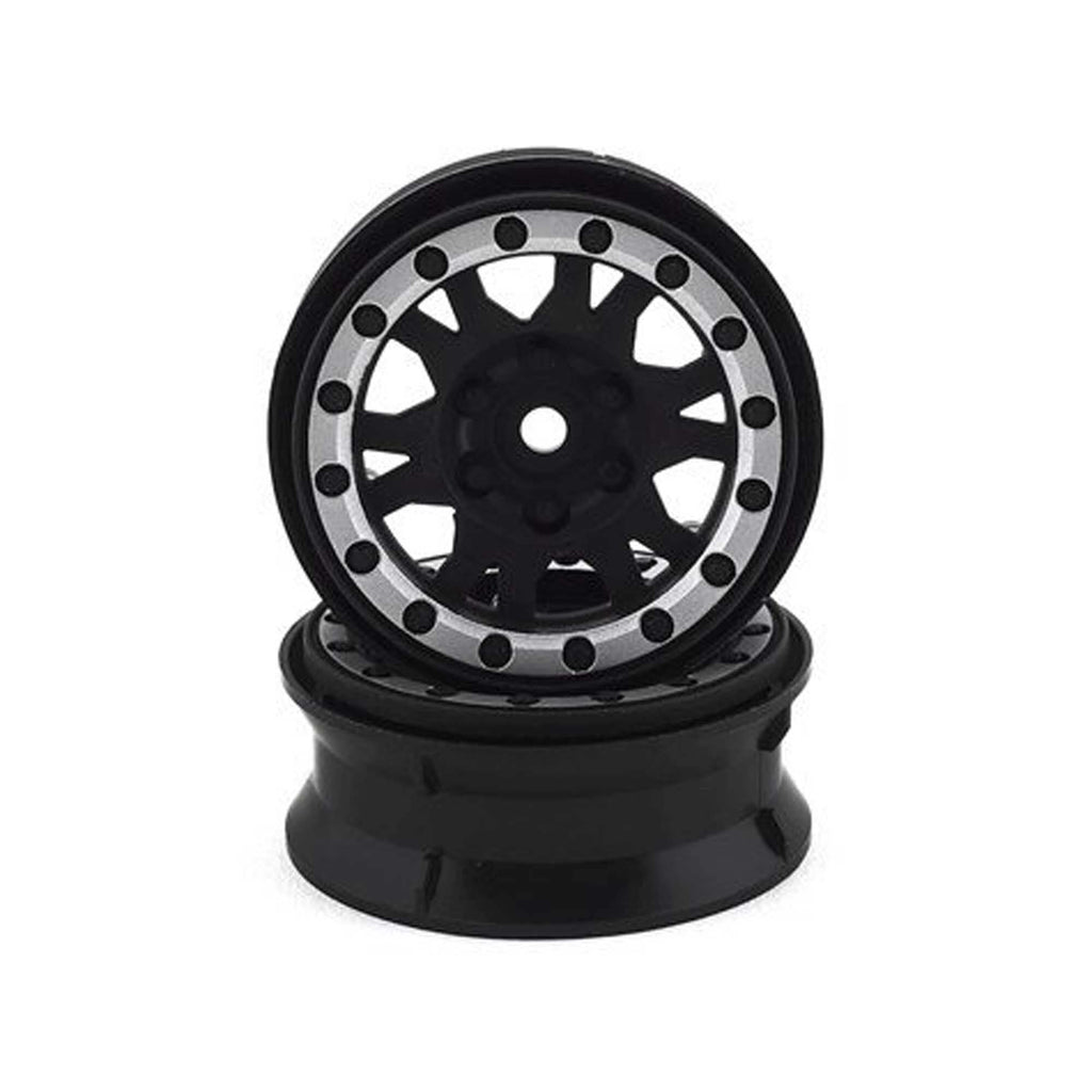 Pro-Line 276913 Impulse 1.9" Black/Silver Wheel Crawlers(2) F/R