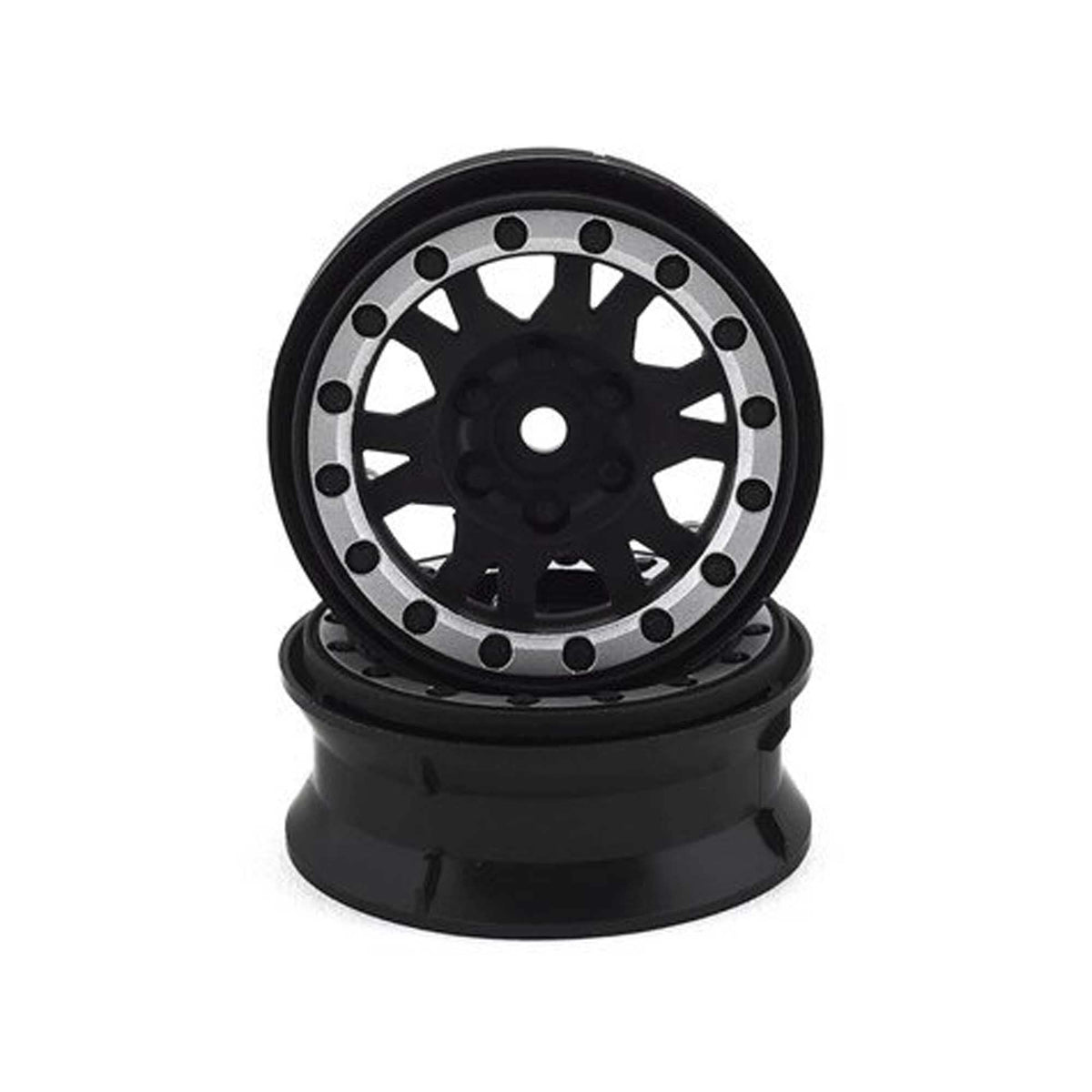 Pro-Line 276913 Impulse 1.9" Black/Silver Wheel Crawlers(2) F/R