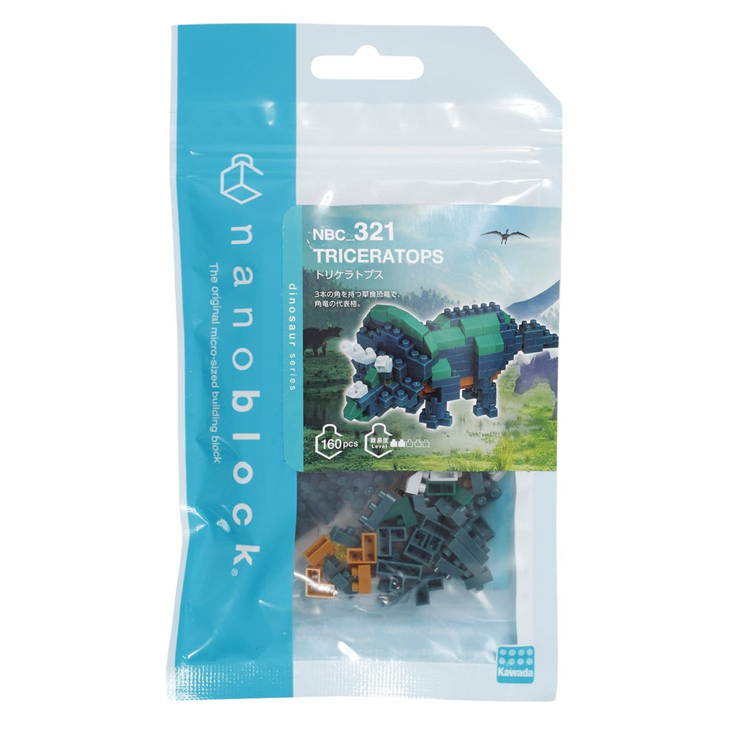 Nanoblock 21857 Triceratops "Dinosaurs", Nanoblock Collection Series