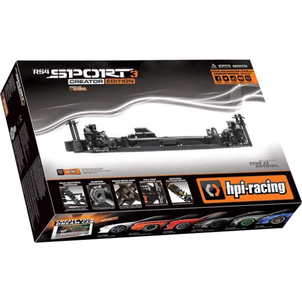 HPI Racing 118000 RS4 Sport 3 Creator Edition